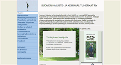 Desktop Screenshot of hajusteyliherkkyys.com